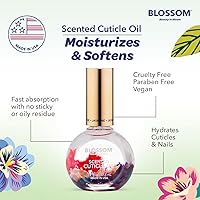 Vista 28 de Blossom Aceite de cutícula para uñas, hidratante, hidratante, perfumado, cuidado de la cutícula, infundido con flores reales, fabricado en Estados
