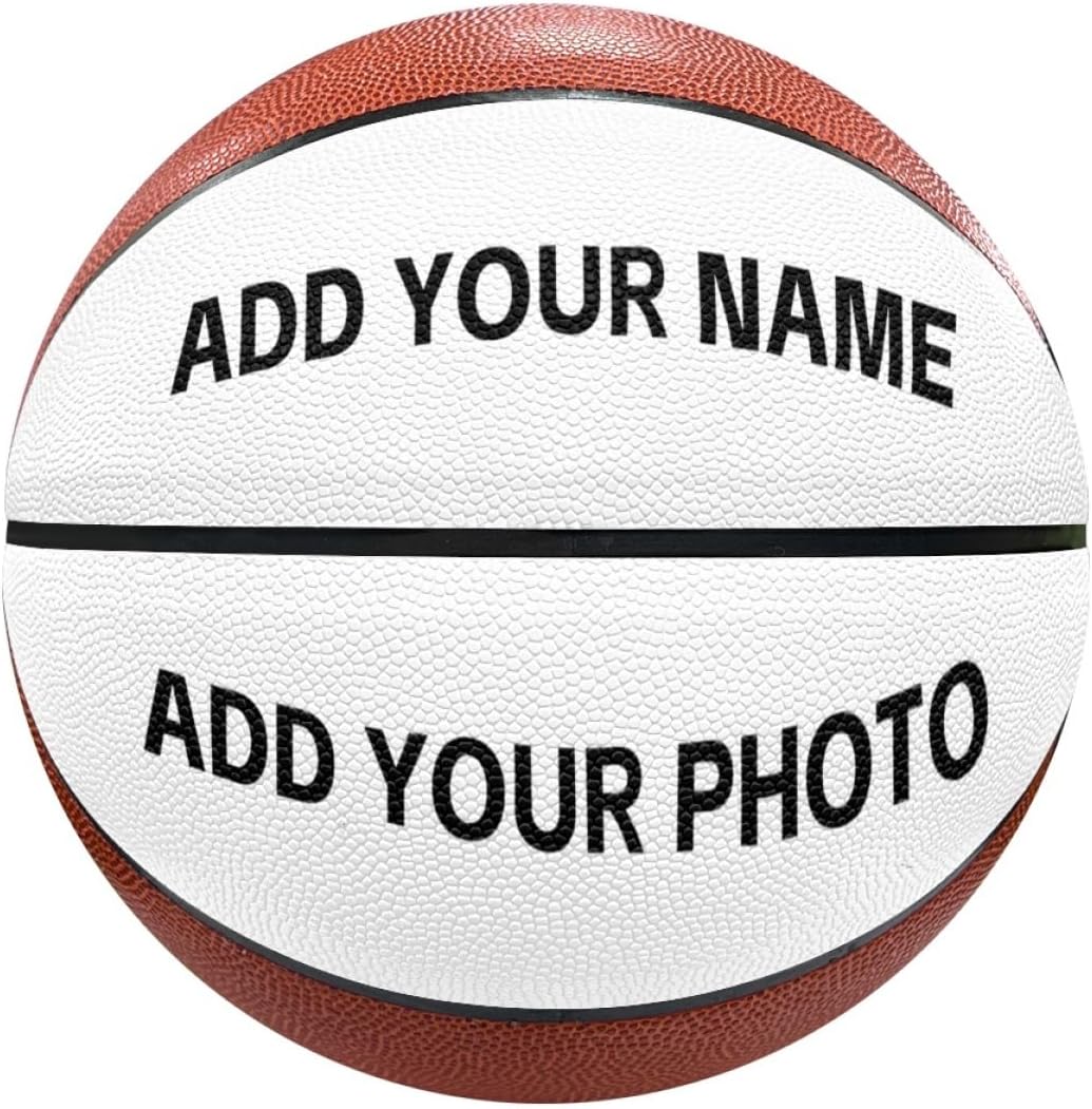Personalized Basketball Gift for Any Occasion - Customize with Photo and Name - Great for Birthday, Graduation or Coach Appreciation | Size 7