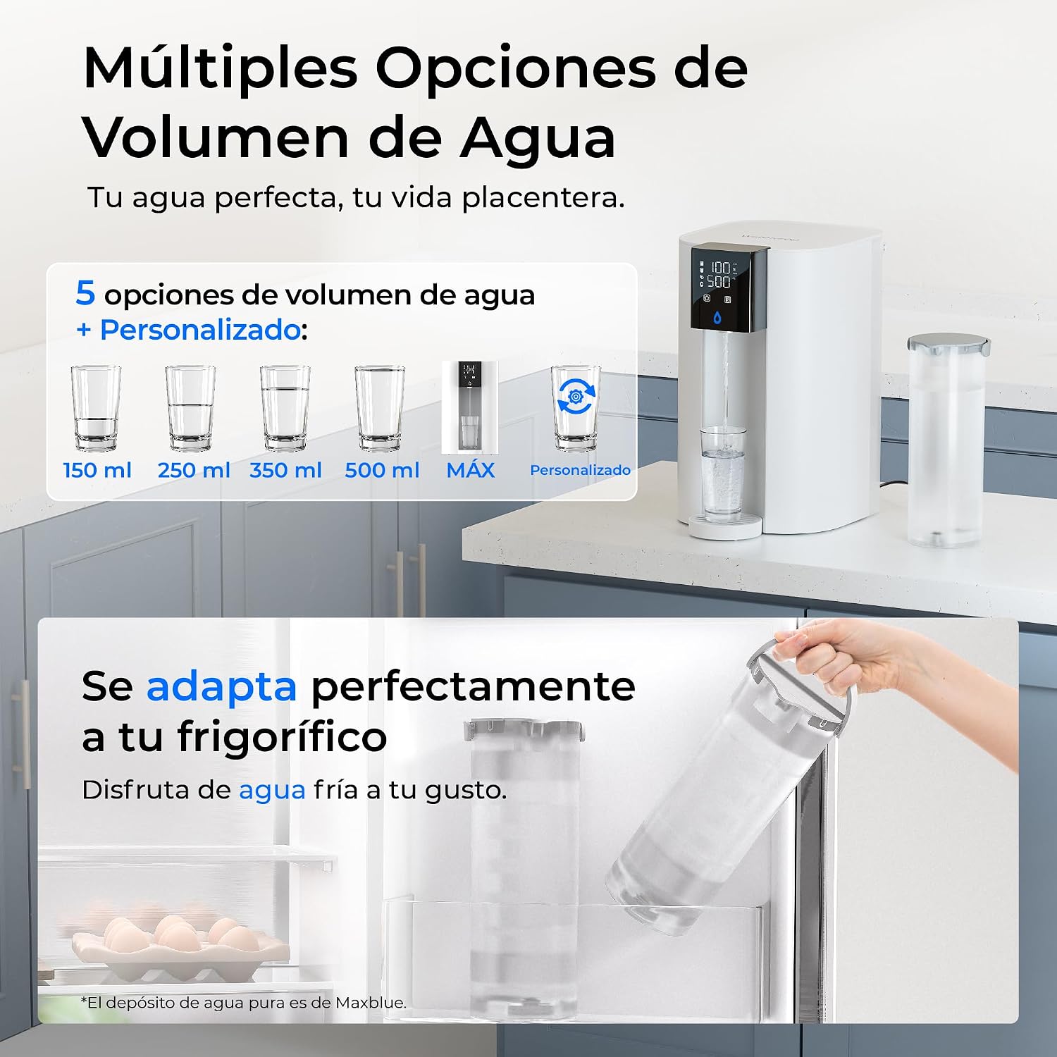 Waterdrop C1SL system with a filter cartridge and text indicating cost savings and filter lifespan.