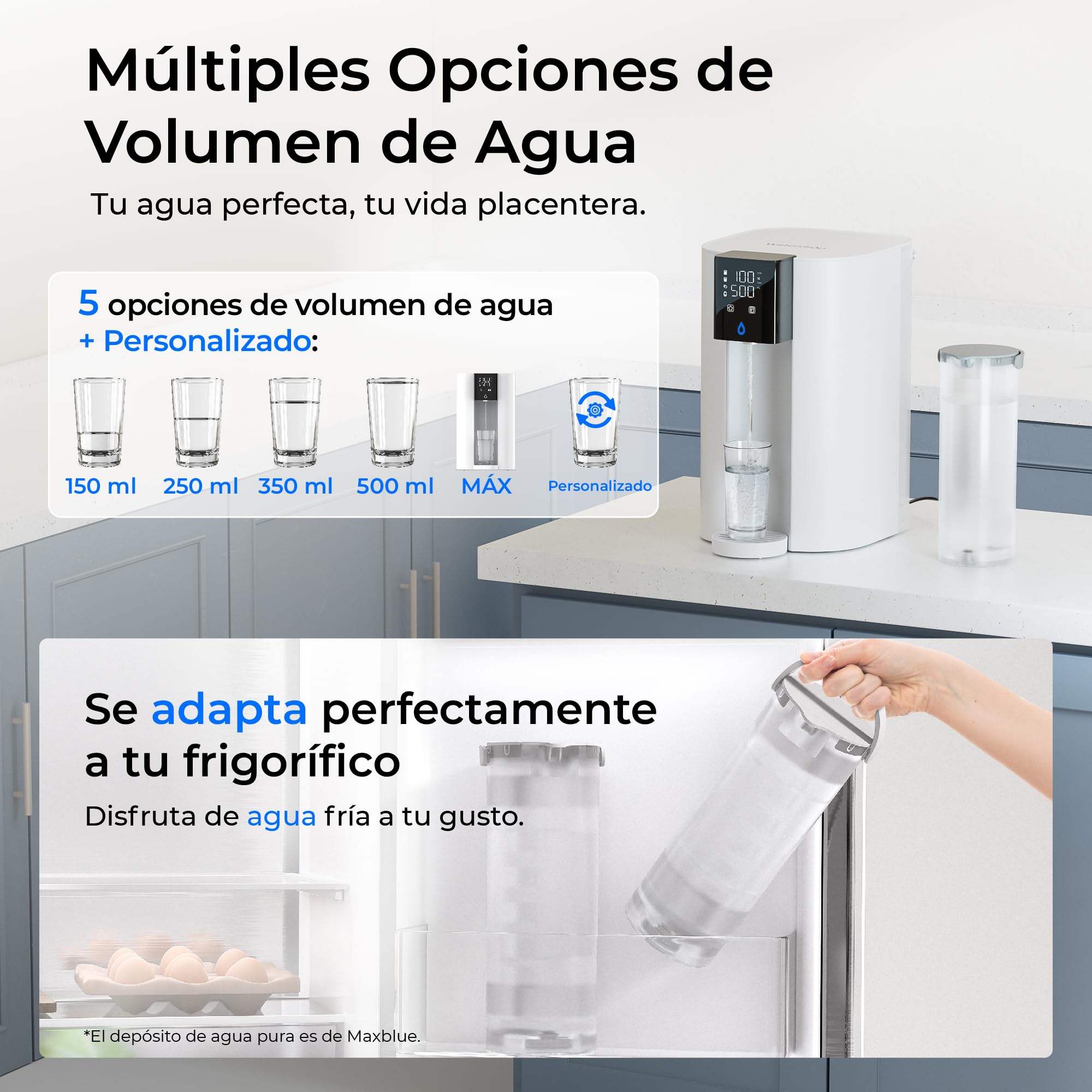 [Minerales Alcalinos] Waterdrop CoreRO Sistema de Ósmosis Inversa, Certificado NSF/ANSI 58 y 372, Filtro RO de Encimera de 7 Etapas, sin Instalación, Reduce PFAS, Libre de BPA, WD-C1SL