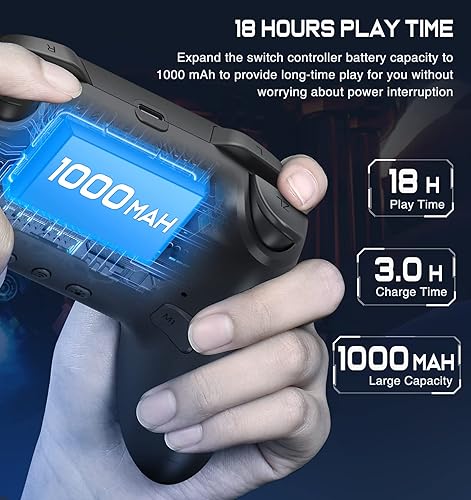 Miniatura 7 de Controlador de interruptor, controlador Switch Pro compatible con Nintendo Switch ControllerSwitch LiteOLED, controladores inalámbricos de