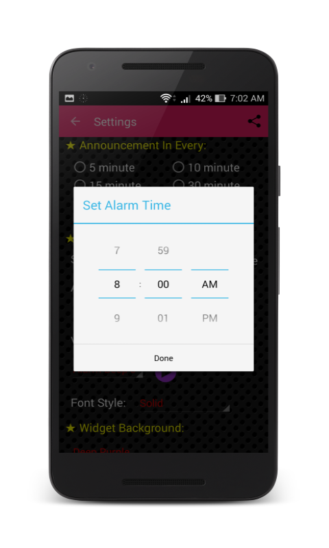 Real Talking Alarm Clock - App on Amazon Appstore