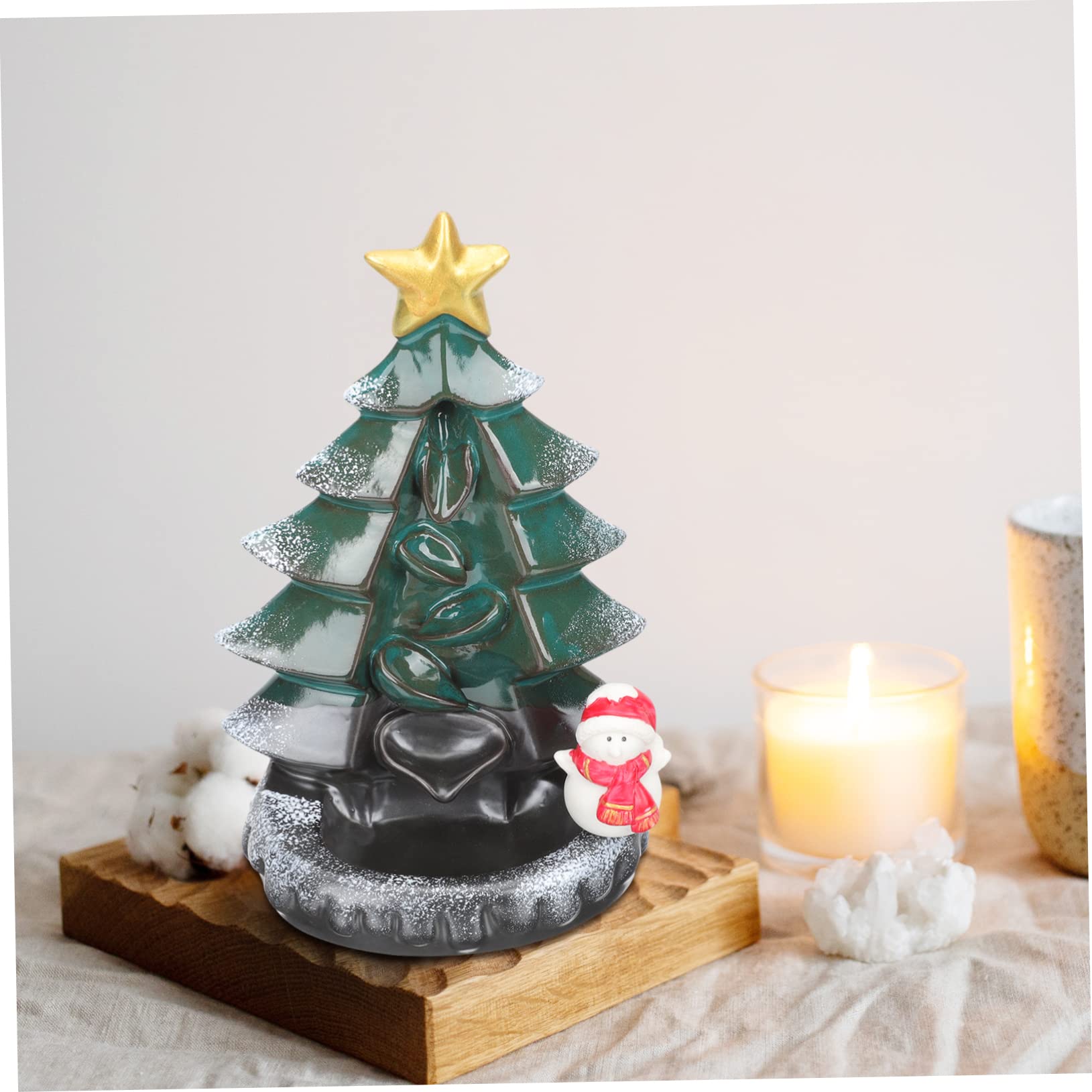 Weihnachtsbaum Weihrauchbrenner Rückfluss Sticks Festliche Dekoration Elegantes