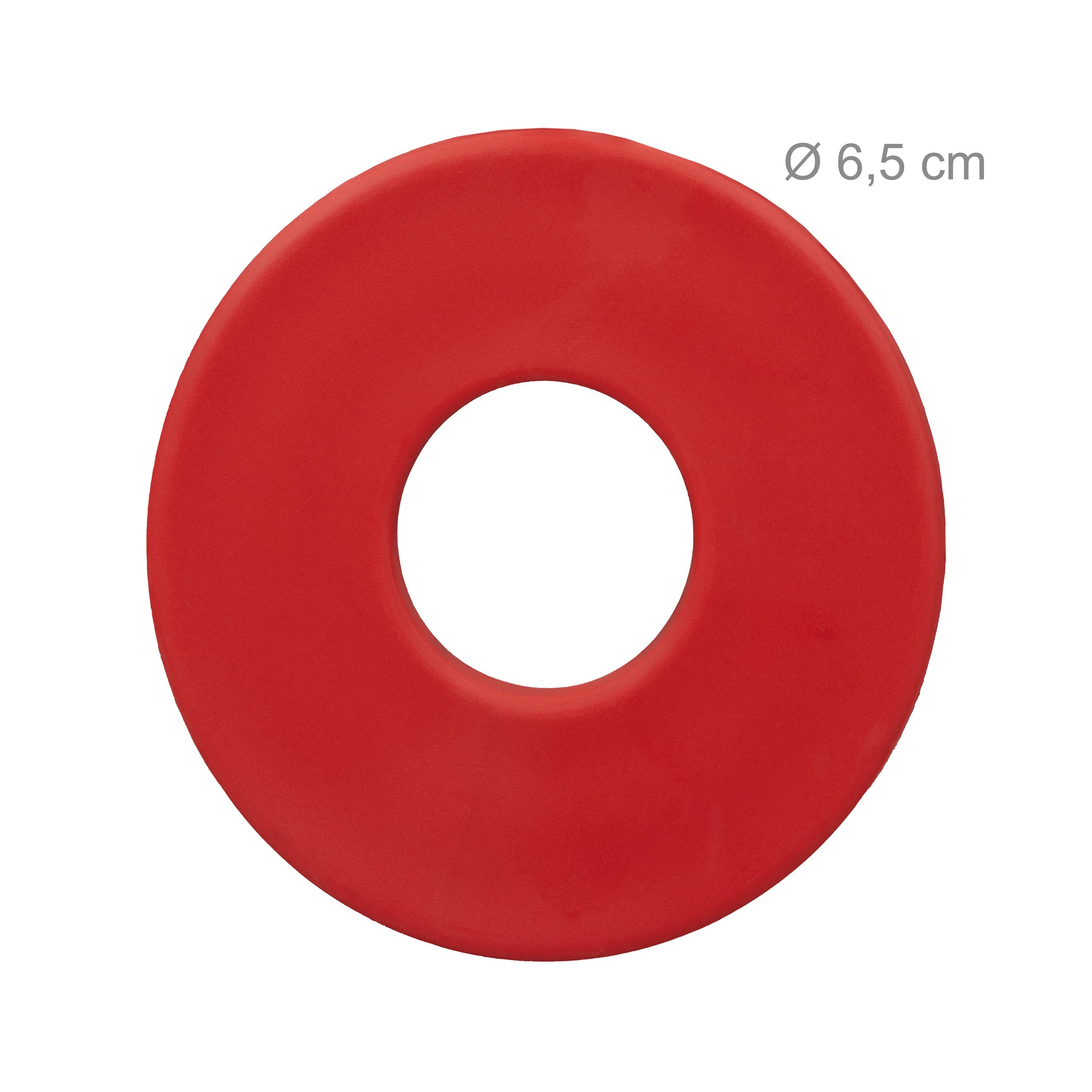 Relaxdays Jeu de Lancer, Washer Toss, 6 disques, 2 cibles, Enfants & Adultes, Jouet pour Jardin et Plage, Multicolore