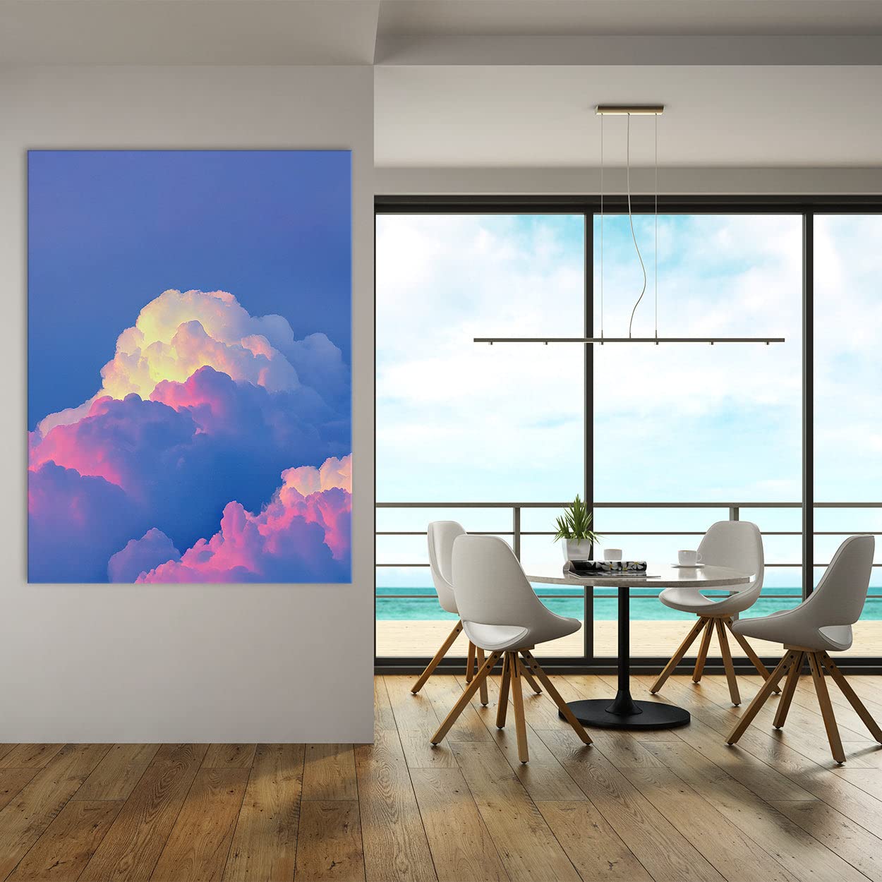 Cloud 20 Leinwand-Kunstdruck, Heimdekoration, Wandkunstdruck, Poster, Gemälde, groß, 76,2 x 101,6 cm, 3,8 cm