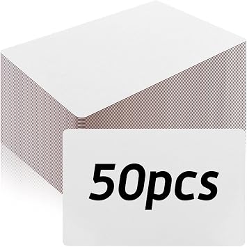 Set of 50 Small White Board Dry Erase Boards Classroom Pack Mini White Boards 9" x6 Double Sided Personal Whiteboards for Students Teachers School Office Supplies Lapboards