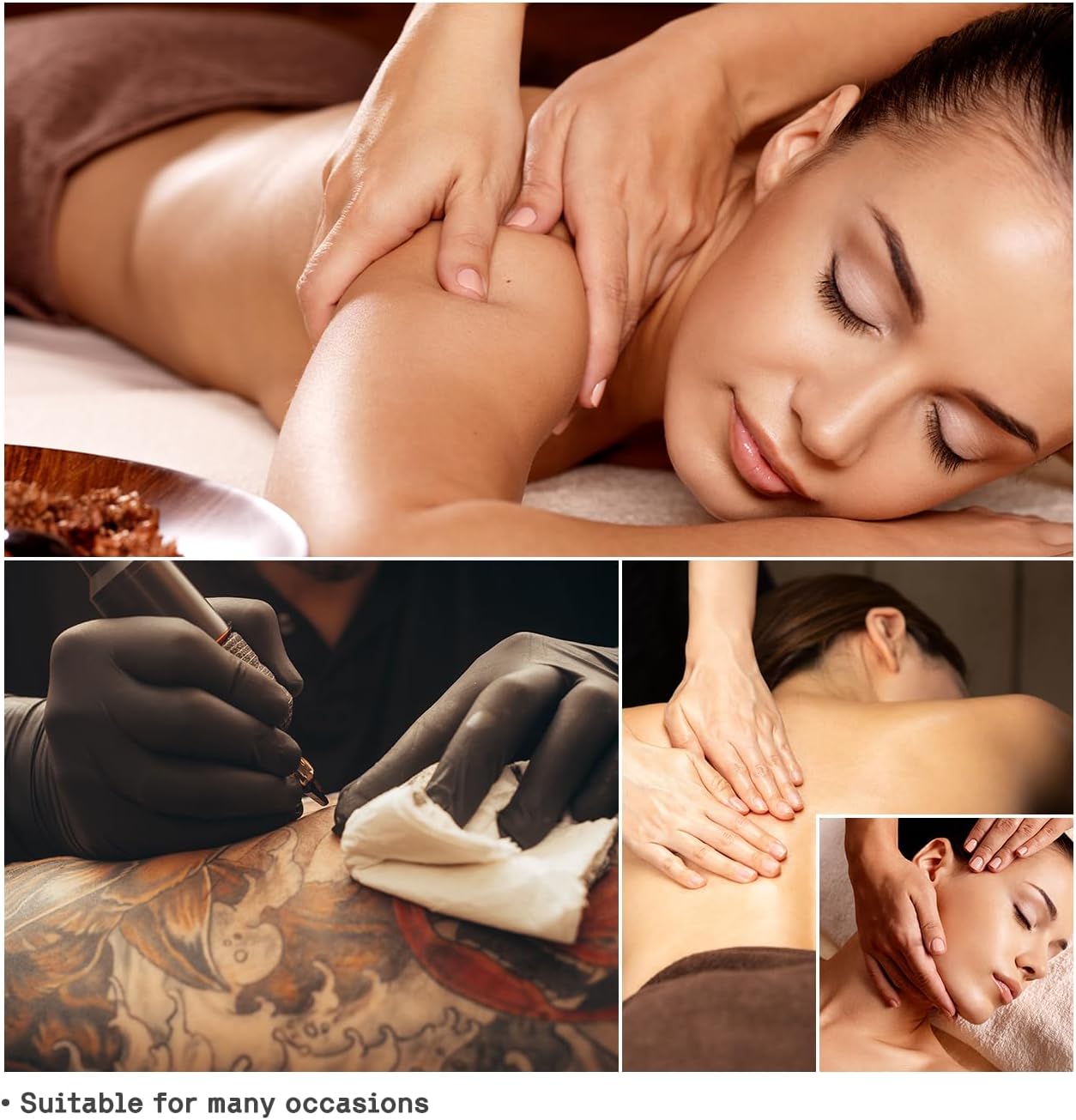 Careboda Massage Table Professional Massge Bed 3 Fold 82 Inches Height Adjustable for Spa Salon Lash Tattoo with Aluminum Legs Carrying Bag Accessories Pink