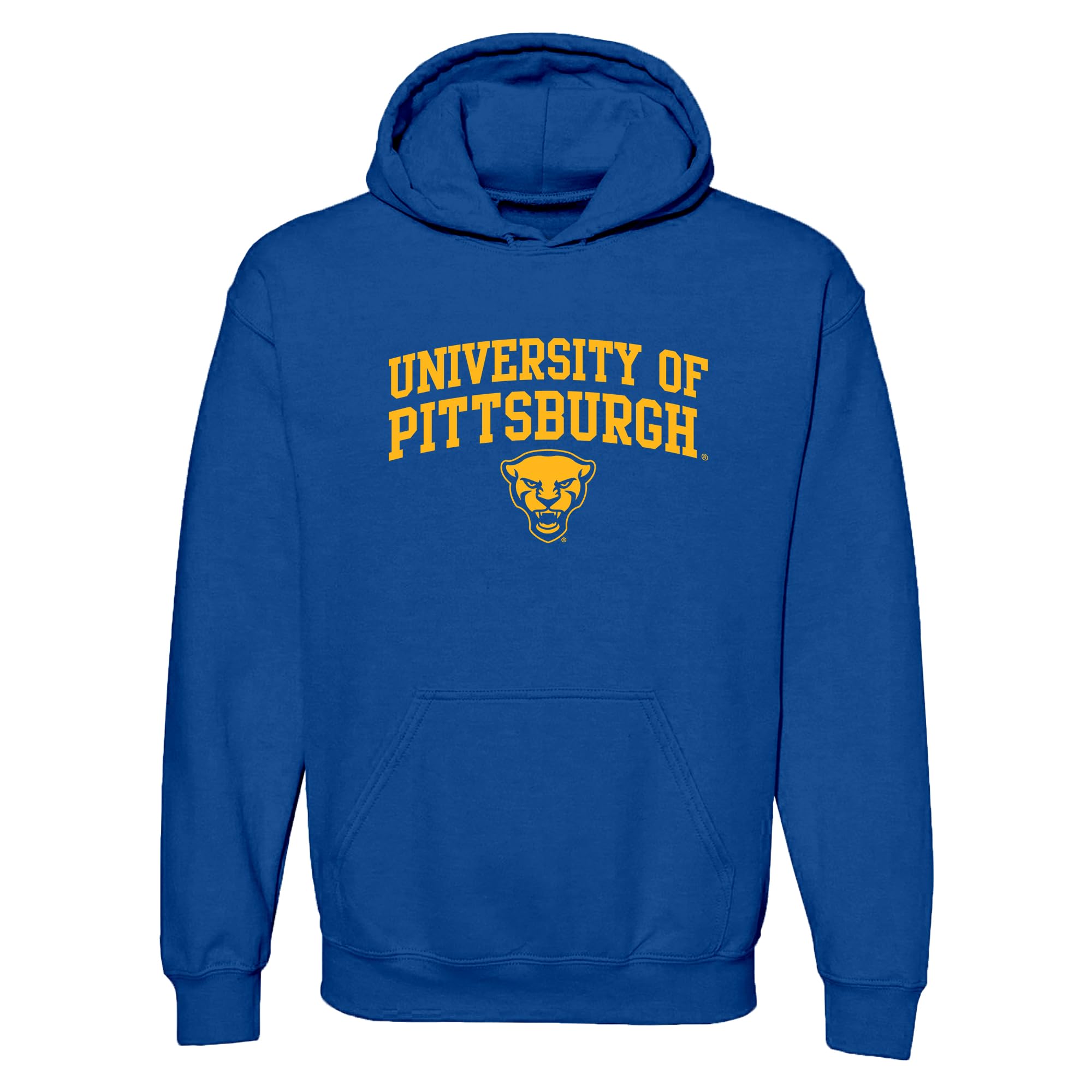 UGP Campus Apparel NCAA Officially licensed College - University Team Color Arch Logo Hoodie, Pittsburgh Panthers Royal, S โ image 1
