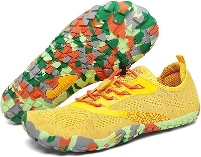 SAGUARO Unisex Barfußschuhe mit Breiter Zehenbox und Zero-Drop Solhe - Weich rutschfest Atmungsaktiv