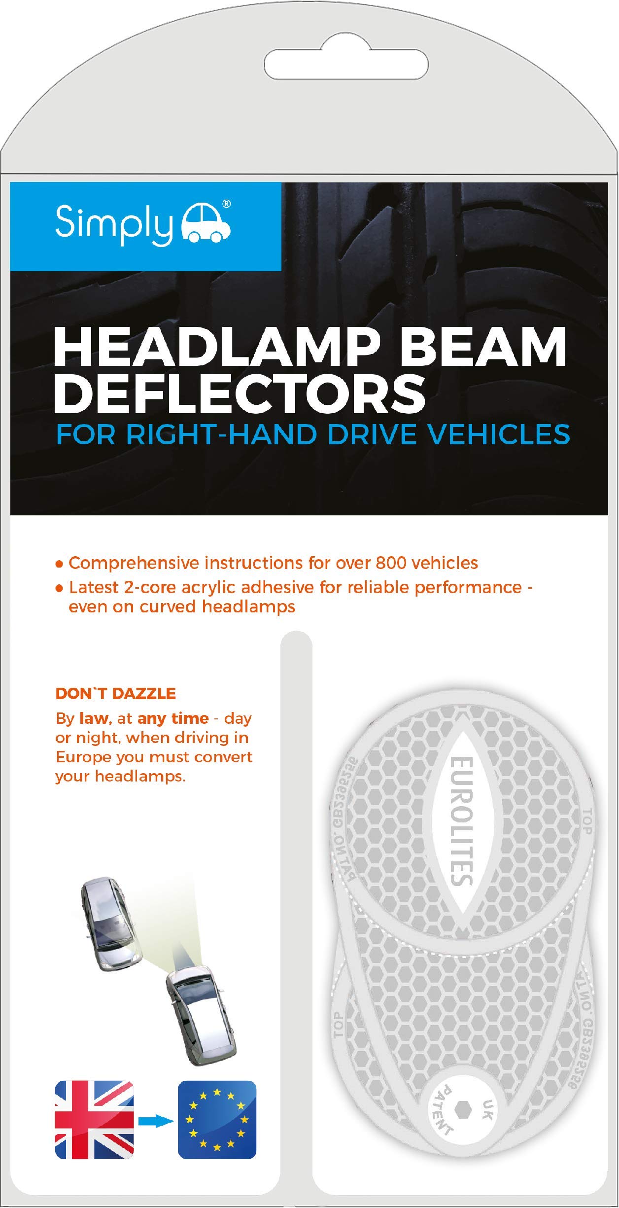 Eurolites Headlight Deflectors Headlamp Converters Eurolites Beam Adaptors Euro 5037409054599