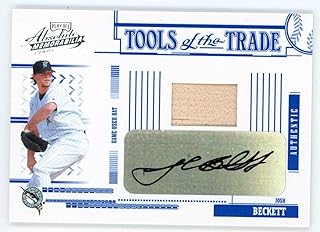 Josh Beckett 2005 Donruss Tools of the Trade Autographed Bat Relic #TT-137 - Baseball Slabbed Autographed Cards