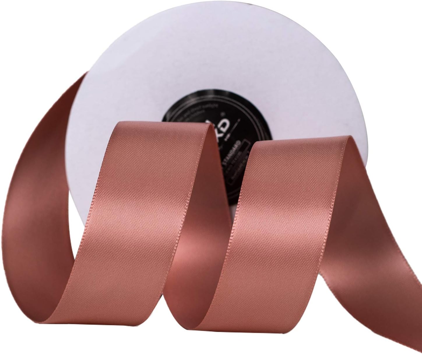 NOYI TRAXD 20 Yards Dusty Pink 1 inch Wide Double Faced Polyester Satin Ribbon for Craft,Wedding,Gift Wrapping,Bow Making & Other Projects