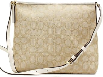 Coach F29210 Bag Shoulder Bag Light Khaki x Chalk Signature Shoulder Bag Ladies Outlet Product Brand