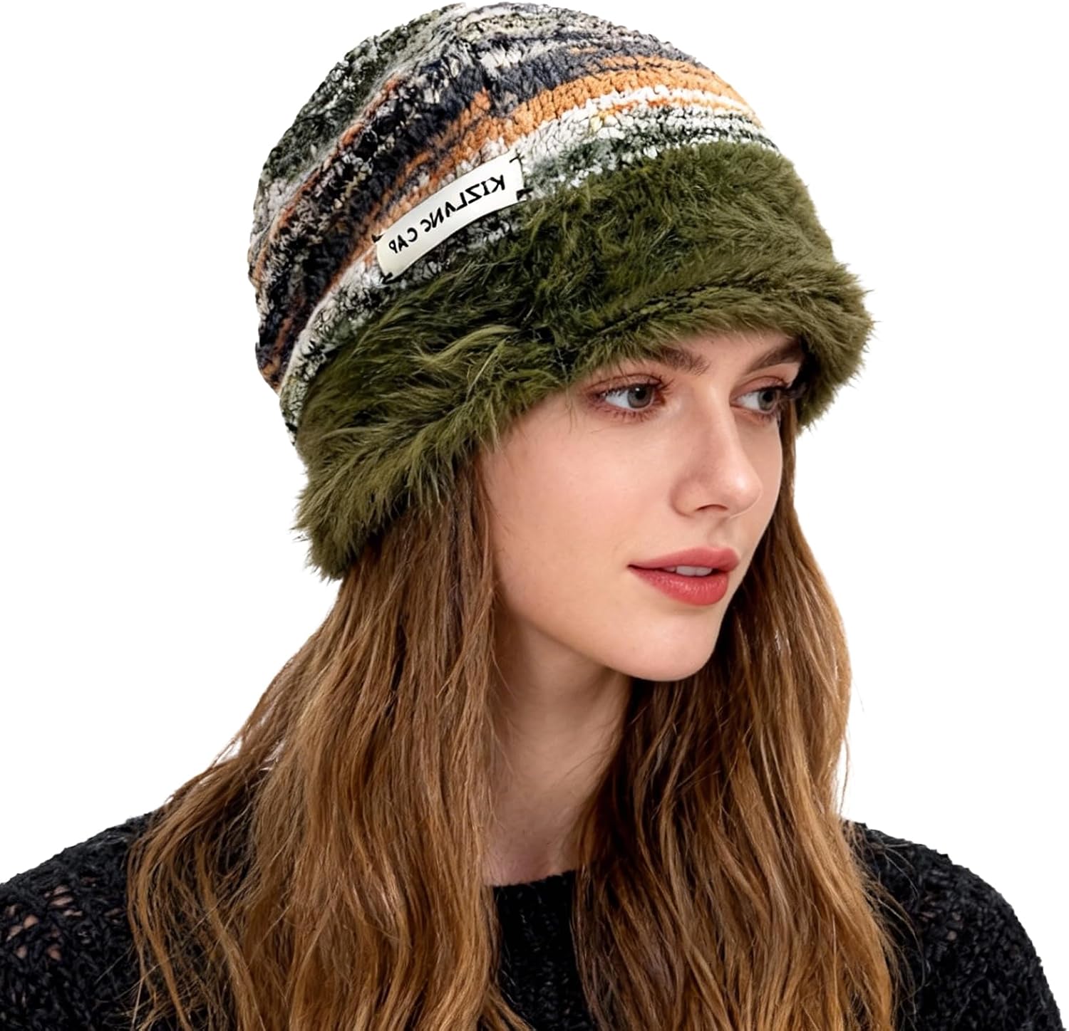 Soft Knit Beanie for Women, Fluffy Women's Hats as Knit Hats, Winter Hat for Women as Daily Outdoor Essentials
