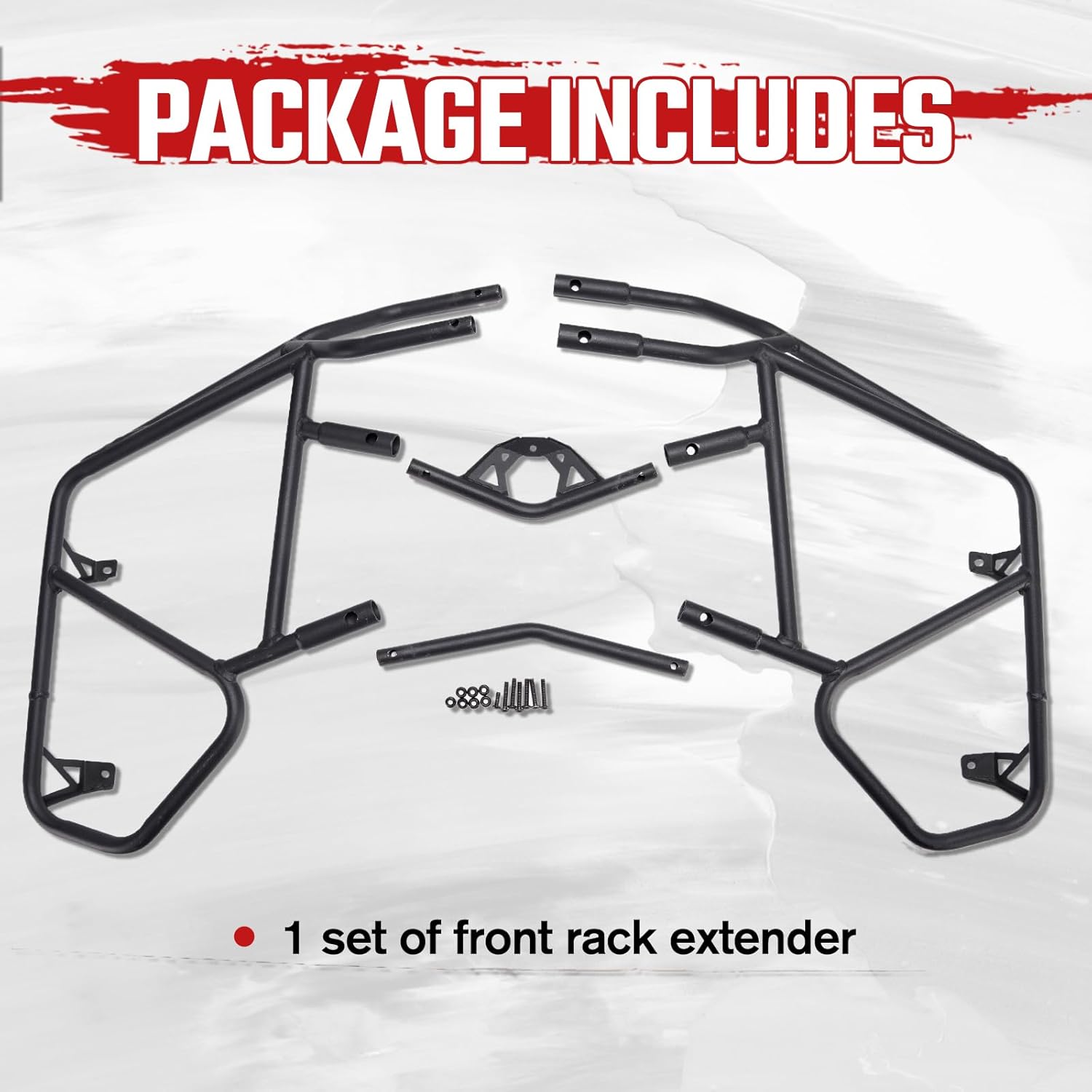 A & UTV PRO Front Rack for Polaris Sportsman 850/850 SP/XP 1000 / XP 1000 S 2017-2024, Heavy Duty Steel ATV Luggage Cargo Rack Extender Accessories, Replace OEM # 2883257