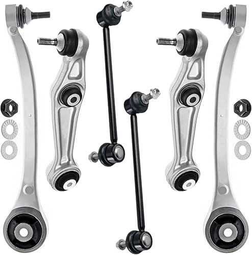 Miniatura 179 de Detroit Axle - Kit de suspensión delantera RWD para Chrysler 300 Dodge Charger Challenger Magnum 2 brazos de control superior con rótulas 2 rótulas
