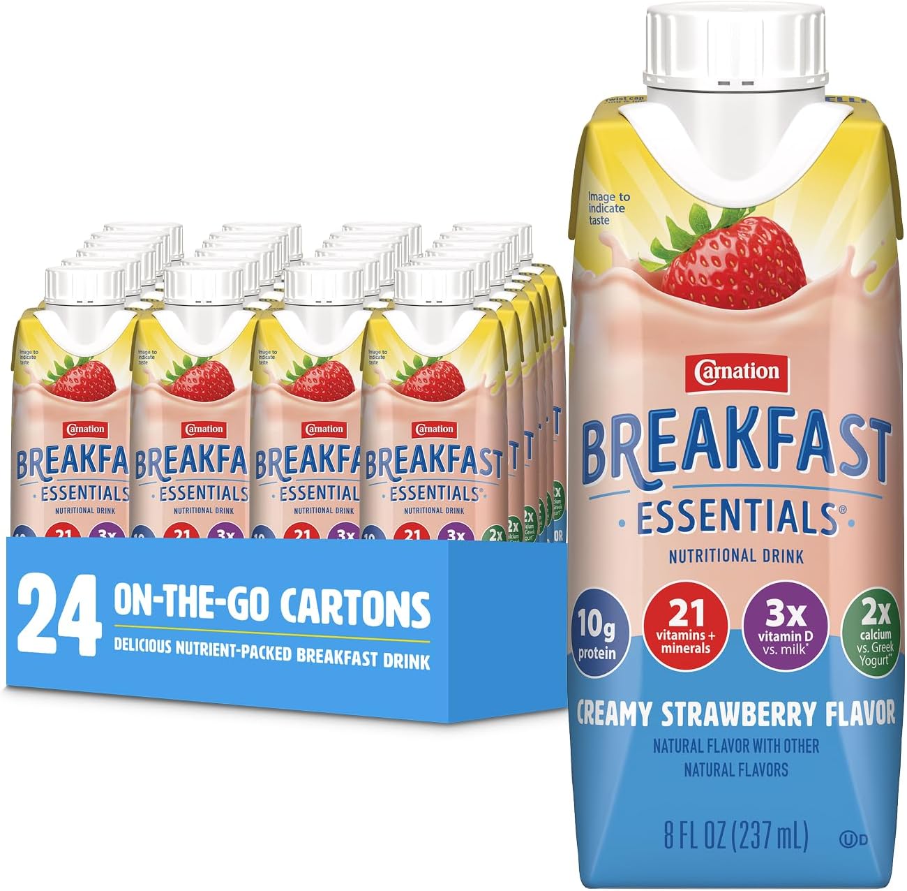 Complete Nutritional Drink Strawberry 8 oz Bottle 24 Ct