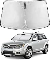 Vista 13 de EcoNour Parasol para Subaru Crosstrek 2013-2015 2016 2017, visera solar para parabrisas delantero y ventana, bloqueador de calor UV y protector