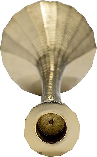 Miniatura 9 de Sagebrook Home Portavelas cónico de metal, soporte decorativo para velas glamorosas para el hogar, la oficina y el dormitorio, diseño moderno