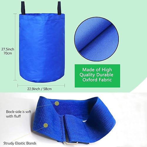 Miniatura 3 de 30Pcs Potato Sack Race Bags kit with 4 Games Tools Lawn Yard Race Game Set for Kids, 3 Legged Race Band, Bean Bag Toss, Carnival Games Kit for Field