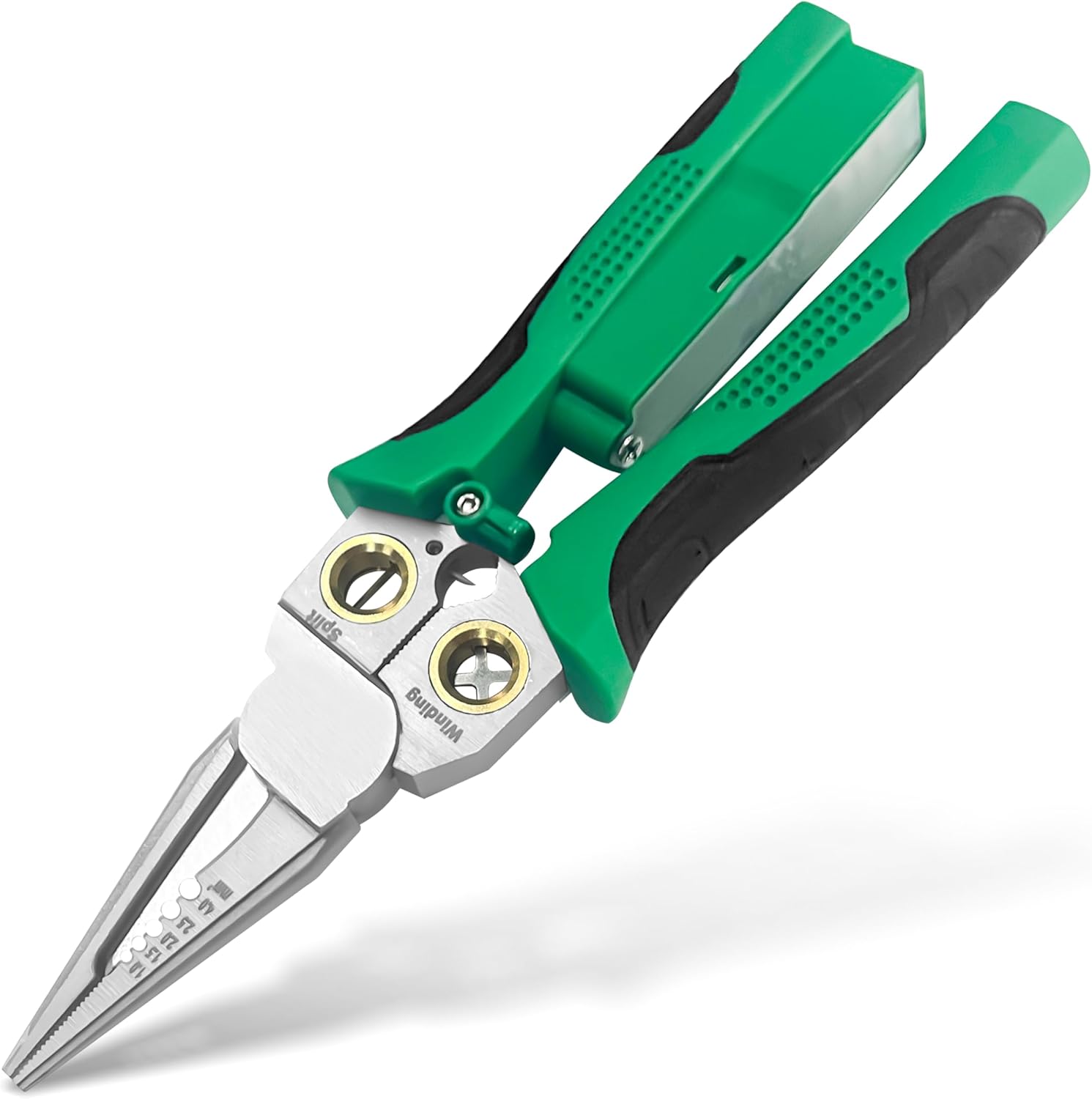 8 in 1 Wire Stripper with Voltage Tester, Pinzas Para Electricista, Electric Pliers, Multi-function Electric Wire Stripping Tool for Cutting and Pulling Pliers, Electrician Repair Tool