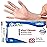 CARE PLUS Pro Vinyl Clear Gloves - Large Size, 100 Count | Latex-Free, Powder-Free, Heavy Duty, Non-Sterile, | Food Prep, Kitchen & Cleaning Gloves, Hair Coloring | Ideal for Professional Use