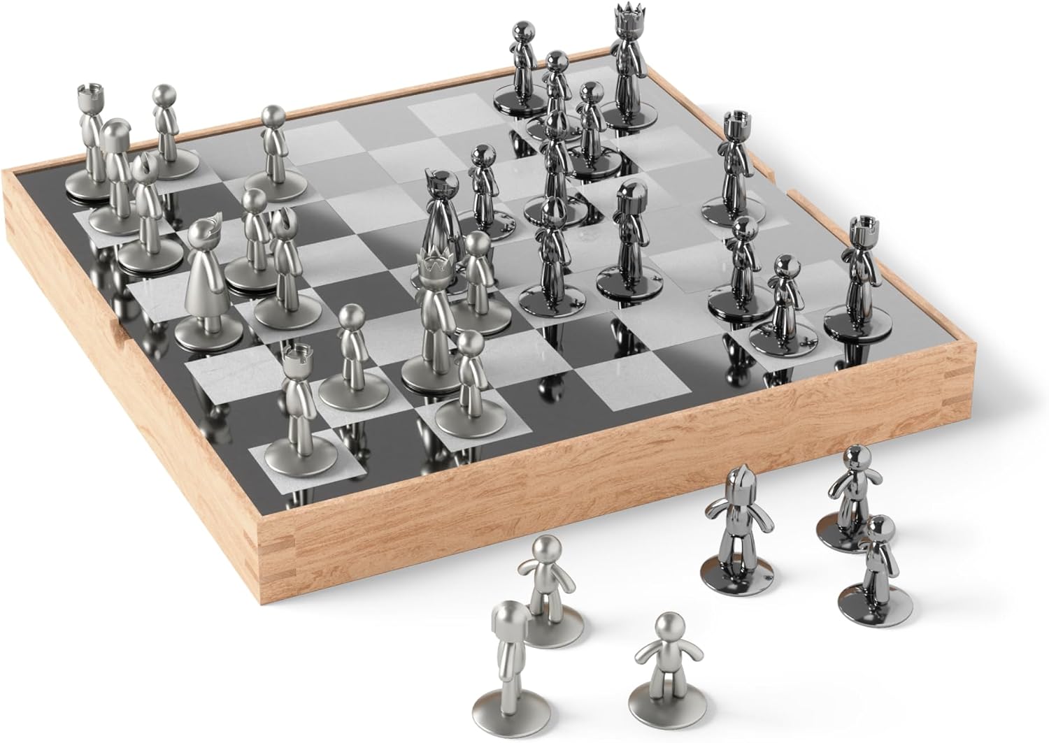 Umbra Wobble Chess Set 15 X 15 X 1 Inch Buy This Item On
