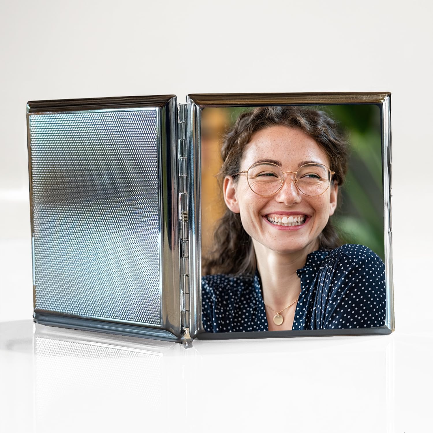 Contento | Personalisiertes Zigarettenetui | Bedruckt mit deinem Foto | Zigarettenbox | Geschenkidee für Männer & Frauen, Geburtstag, Weihnachten, Jubiläum, Werbegeschenk mit Logo