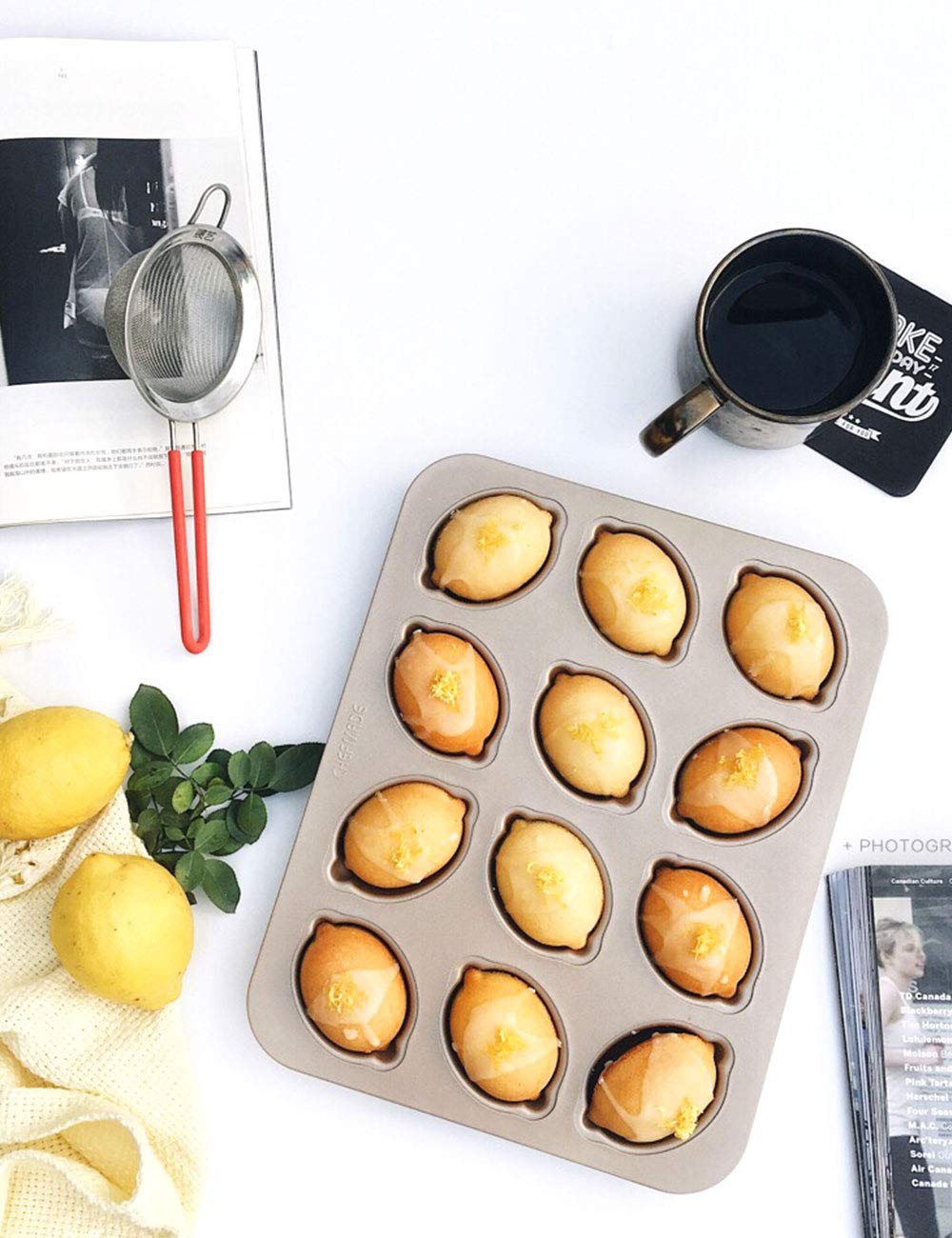 Amazon | CHEFMADE レモンケーキ型 粘りにくいケーキ型 32.5