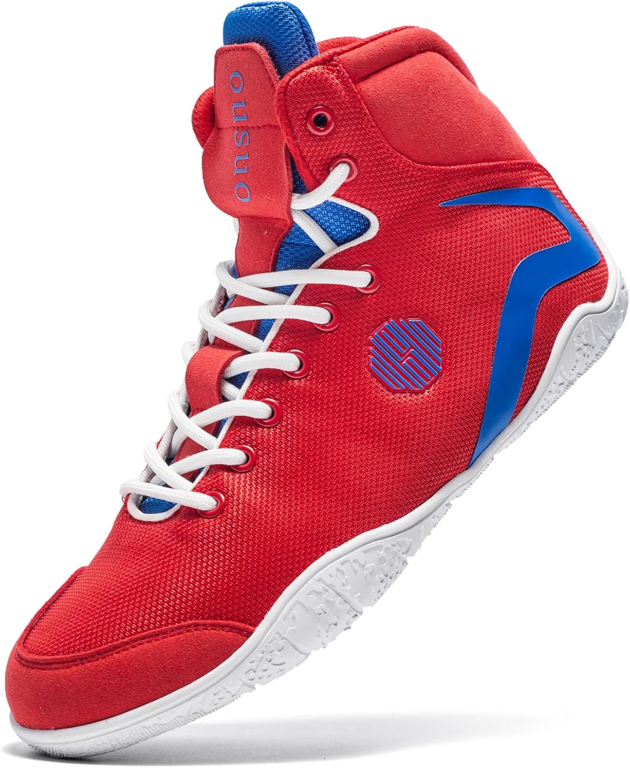 Mens Boxing Shoes Wrestling Shoes High Top Fitness Sneakers Powerlifting Bodybuilding Boots Footwear