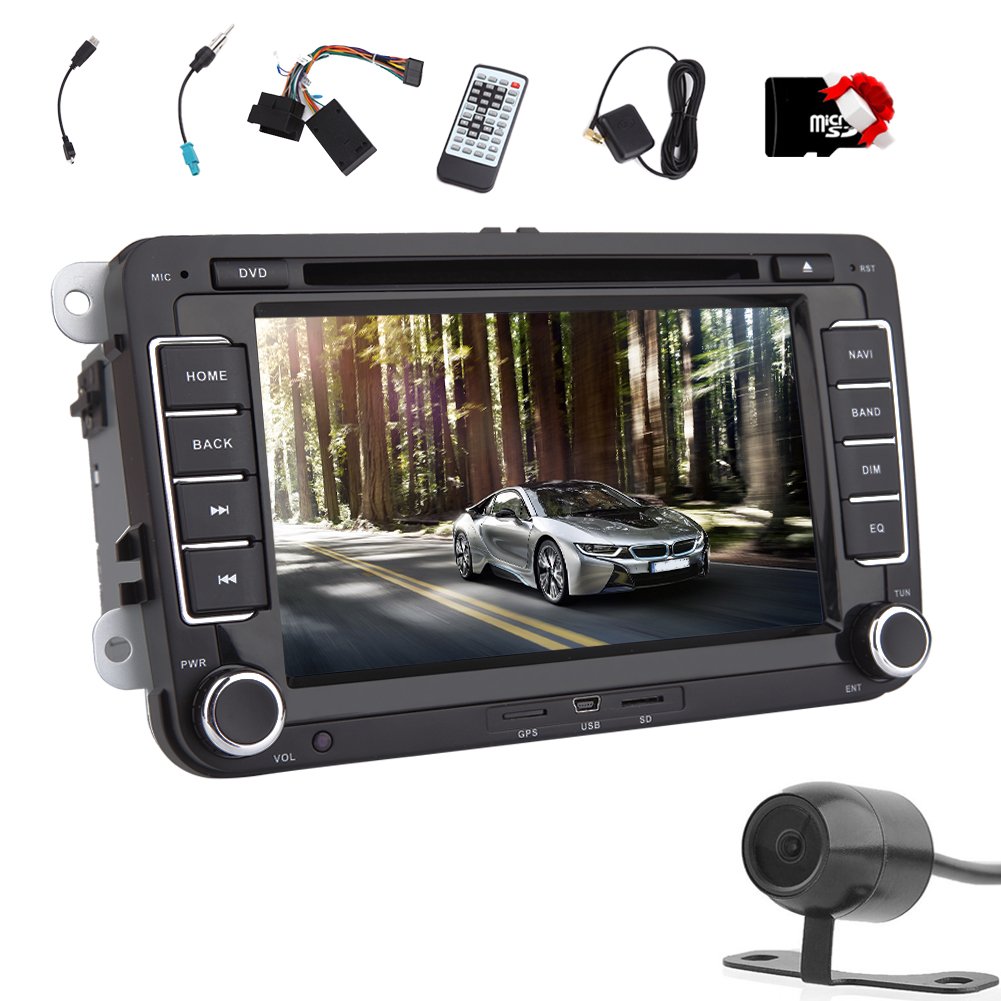 Buy EinCar Double Din Car DVD Player for VW Double Din GPS Car Stereo Radio Receiver In Dash