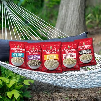 Popcorn, Indiana Sea Salt Popcorn, 2.1 Oz (Pack of 6)