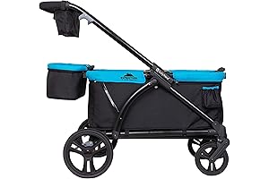 Baby Trend Expedition 2-in-1 Stroller Wagon with Love Seat and Detachable Canopy, Ultra Marine