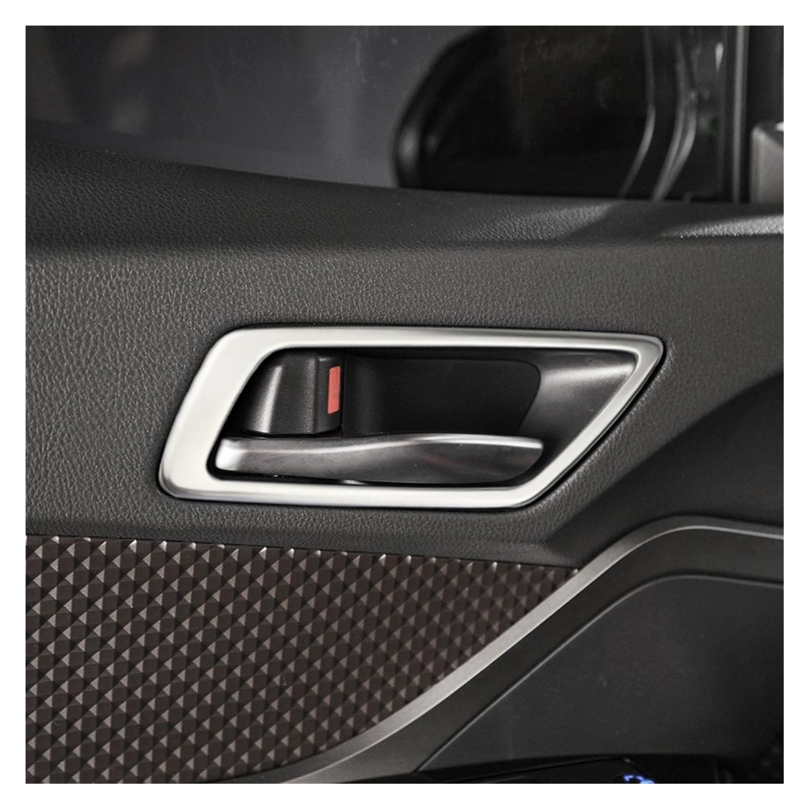 4 Coperture Maniglia Interna Porta In ABS Effetto Carbonio Per Toyota C-HR (2016-2021) - Accessori Interni Auto - 3