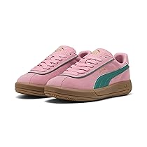 PUMA Club KLASSIKA SD Sneakers da Donna, PINKSCAPE-Wild Green Gold, 38 EU, Pinkscape Wild Green PUMA Gold, 38 EU