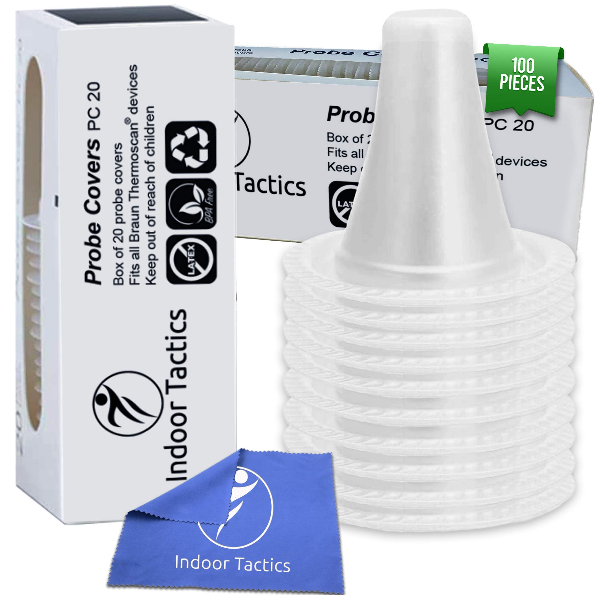 Buy Indoor Tactics 100x Ear Thermometer Probe Covers Refill Caps