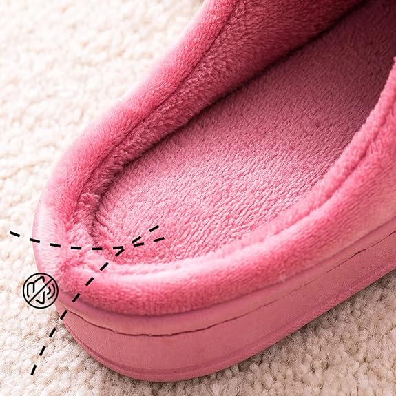 IQYU Pantoufles En Feutre Pour Femme - Unisexe - Élégantes - Antidérapantes - Chaussons D'hiver Doux Et Douillets - En Mousse à Mémoire De Forme, Z001 A, 39 EU