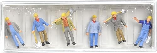 Preiser 10033 Track Gang wTools Figura de escala HO