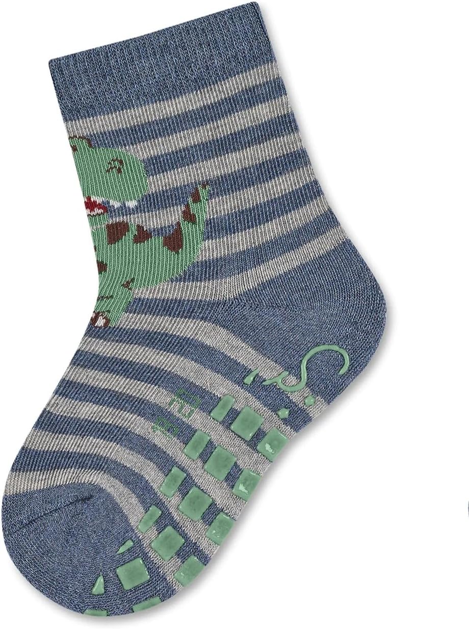 Sterntaler ABS-Söckchen DP T-Rex+Sterne Baby Boys' Slippers Socks