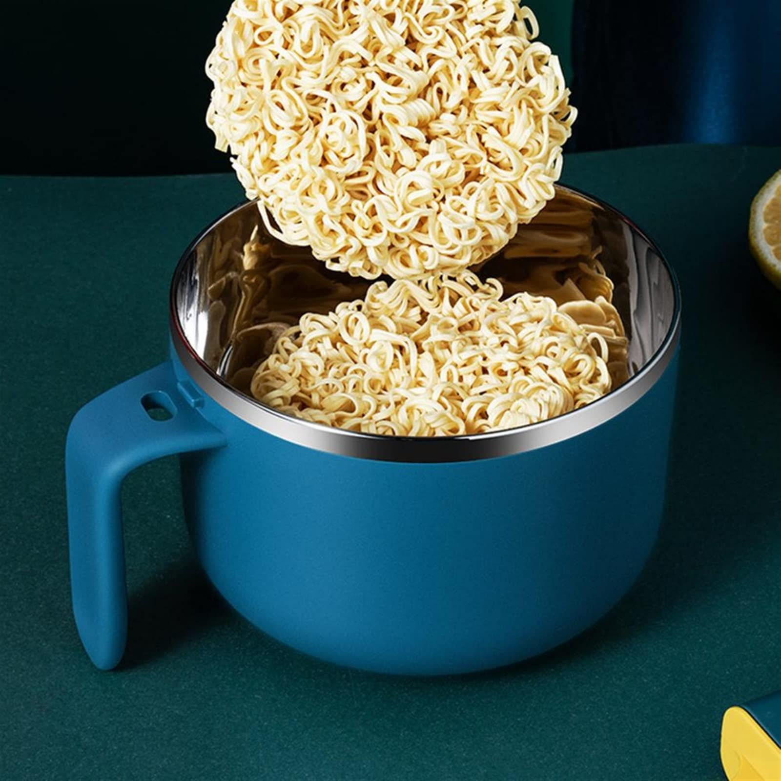 Portapranzo Bento sigillato per Uso Domestico, Ciotola per Noodles istantanei in Acciaio Inox 304