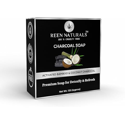 Reen Naturals Charcoal Cleanse Soap 125gm