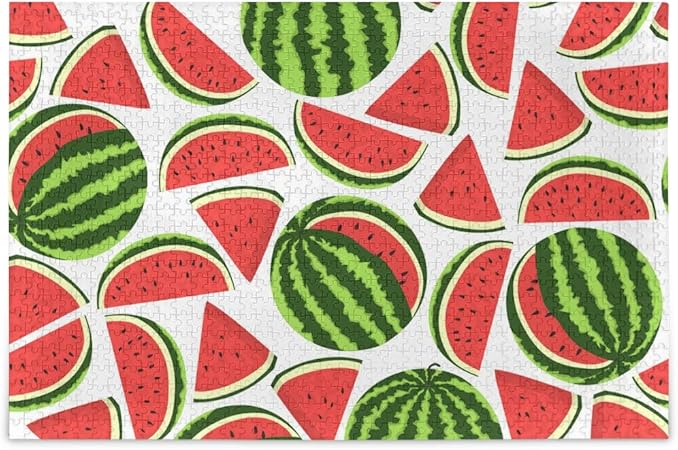 Amazon ジグソーパズル 1000ピース フルーツ スイカ スモールピース 子供 風景 絵画 知育 おもちゃ 人気 ジグソーパズル おもちゃ