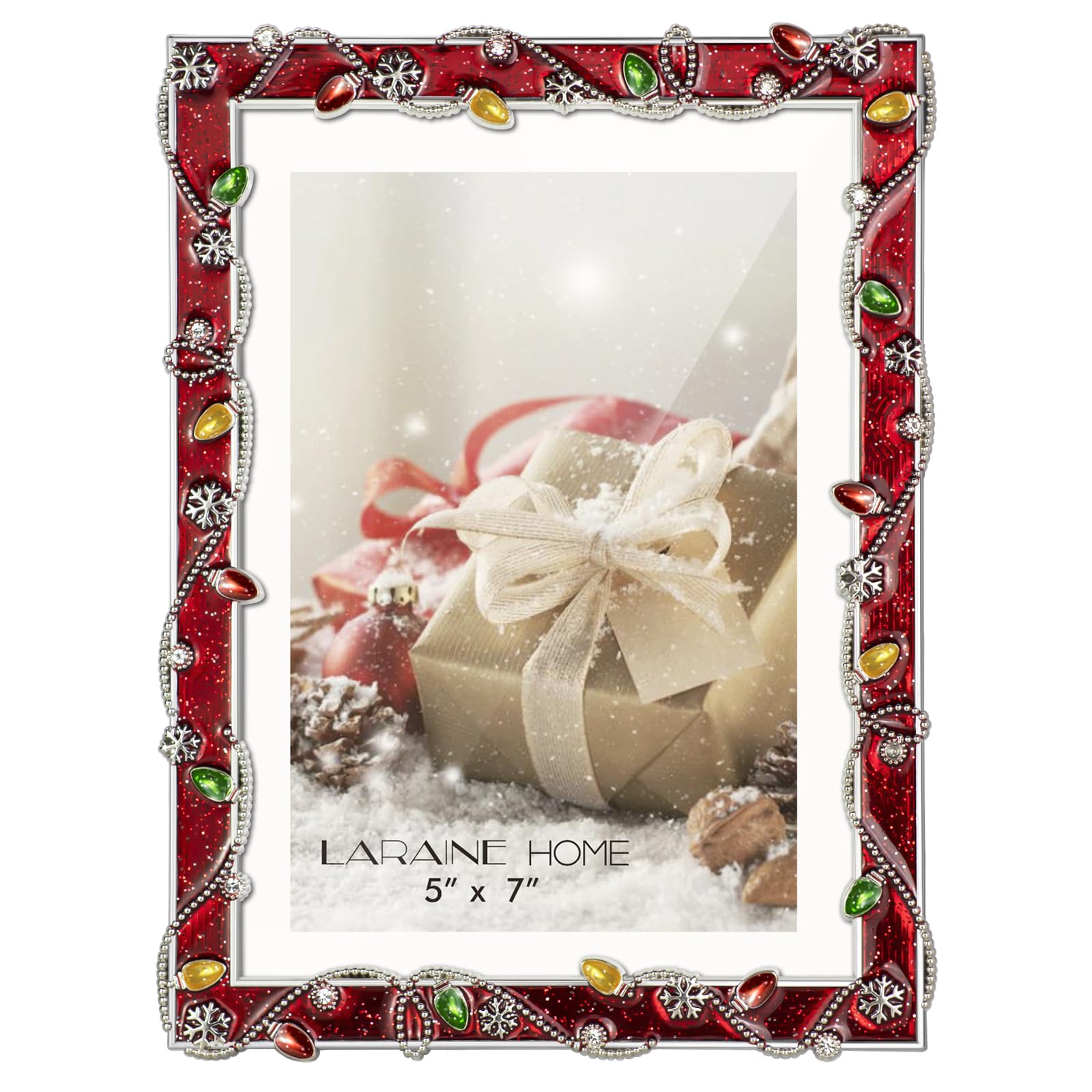 2600年寫眞画帖、2601年寫眞画帖、2602年寫眞画帖 Amazon.com - GUOER Metal Christmas Snowflake Picture Frame