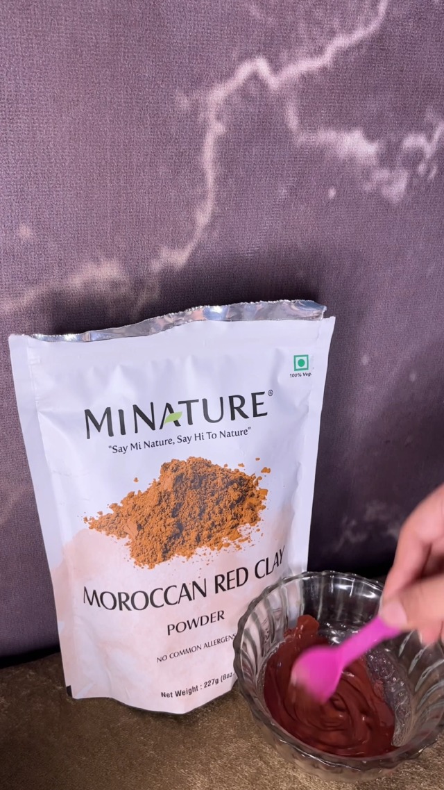 Amazon.com : Mi Nature 100% Pure Moroccan Red Clay 227g(8oz