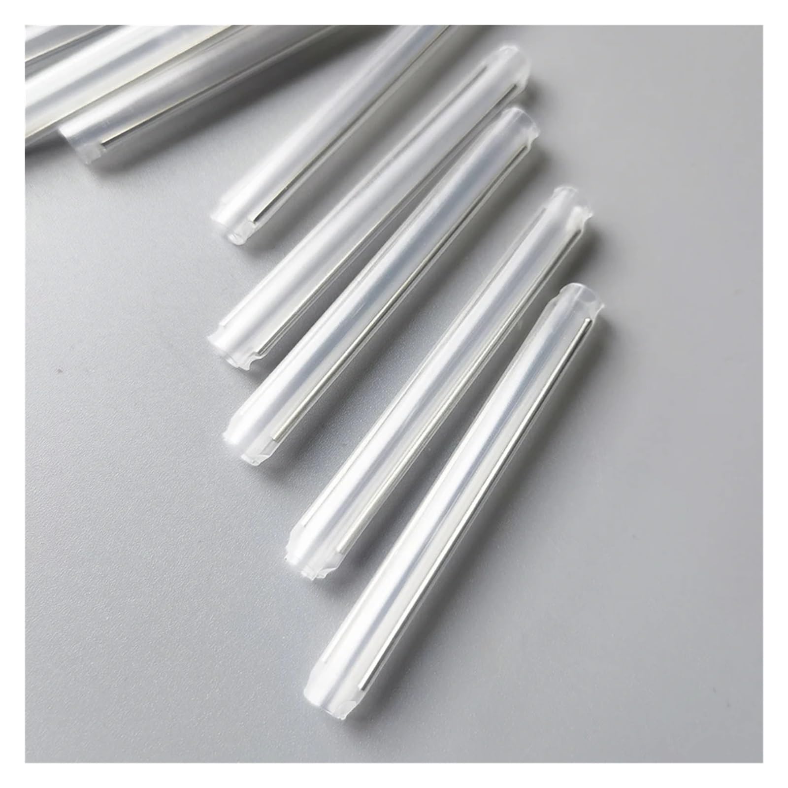 1000 piezas (1,5 mm/3,5 mm de diámetro, manguito de conector de fibra óptica empalmado por fusión de acero inoxidable 304)(1000PCS(D3.5MM) Drop)