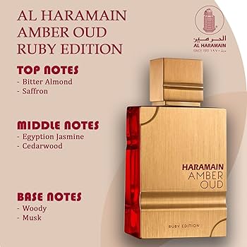 Amazon.com : Al Haramain Amber Oud Ruby Eau De Parfum for Unisex