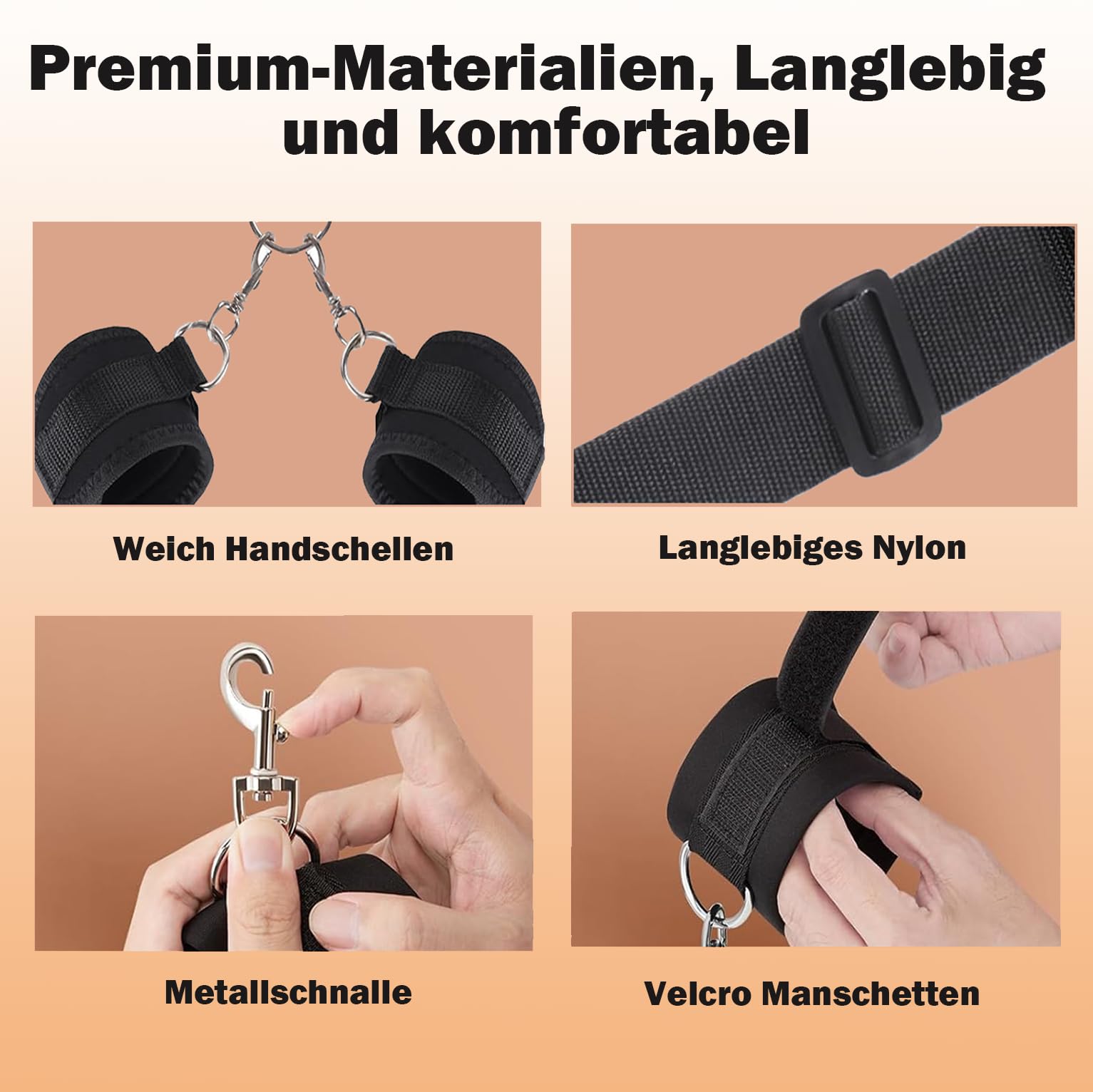 Menottes Sexy Sex Lit Kit Bdsm Bondage Retenue et Bondage Bdsms Set Accessoires Hard SM Bondagerie Sexes Harnais Femme Sexy Bdsm Homme Kit SM Sex Toýs Couple