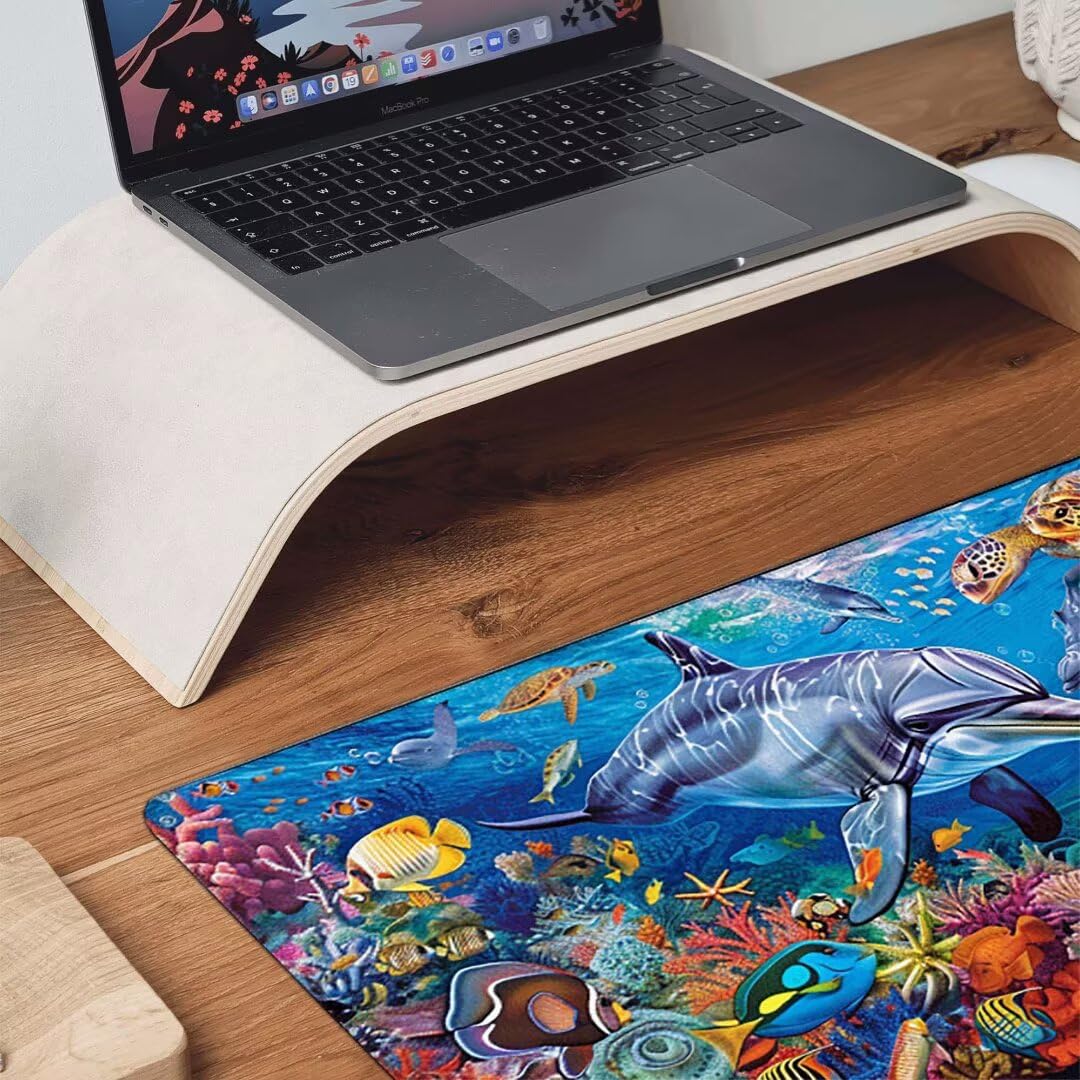 Podkładka pod mysz, podparcie nadgarstka, podkładka pod mysz z antypoślizgową gumową podstawą, ergonomiczna podkładka pod mysz do komputera, laptopa, domowego biura, kompatybilna z myszami laserowymi