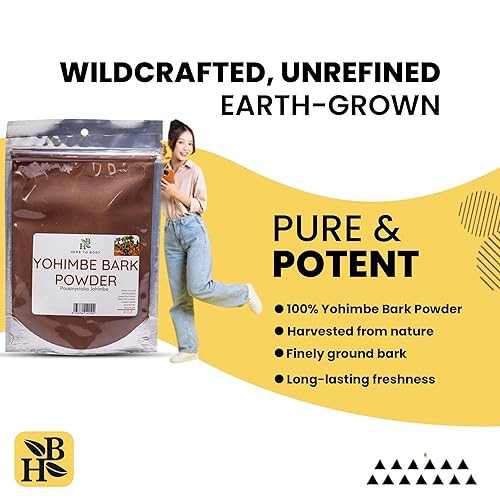 Miniatura 4 de Yohimbe Bark Powder  Pausinystalia Johimbe  Wildcrafted  4oz