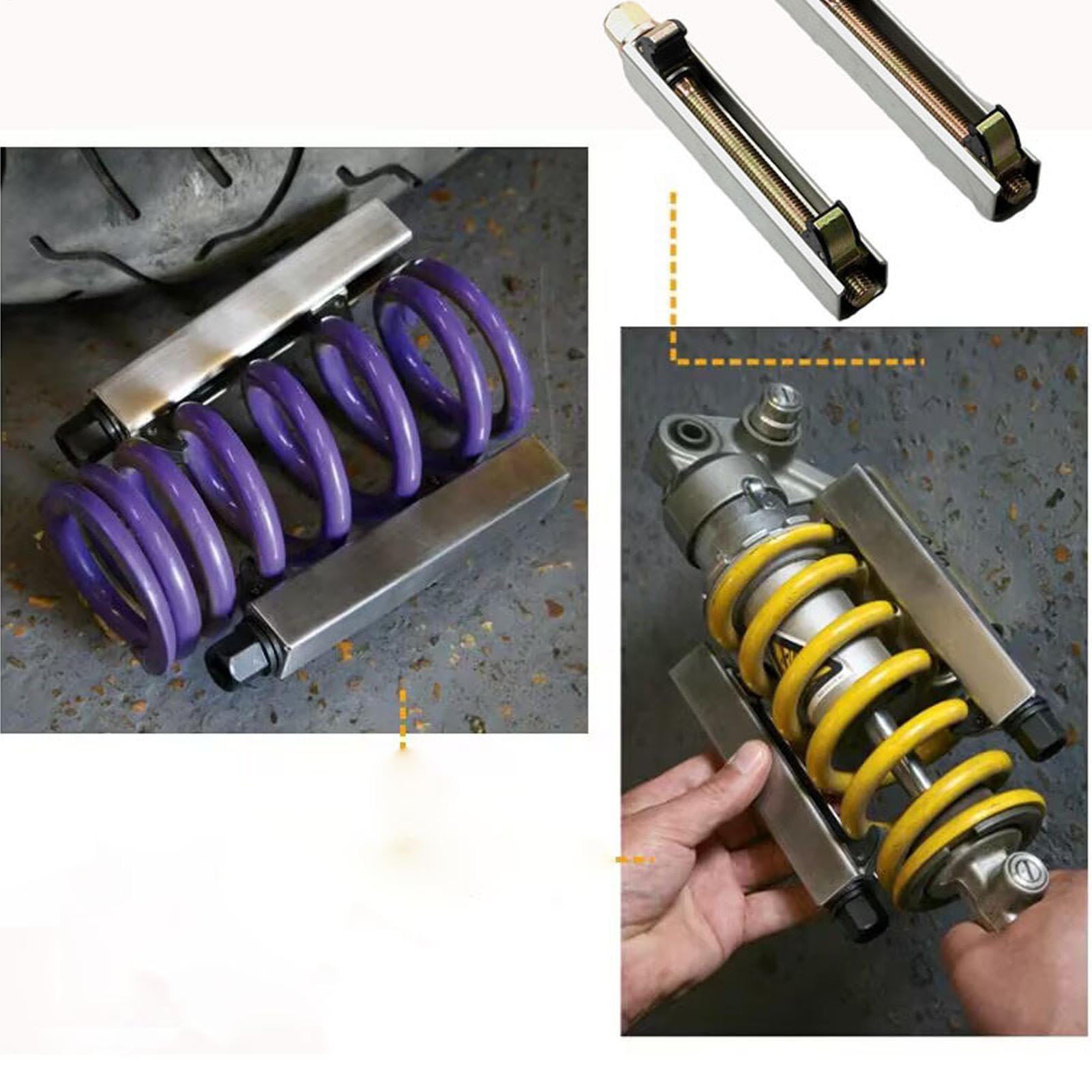 Compresor para los Muelles Antigolpes de pesado | Compresor Muelle Amortiguador Para Remolque Vehículo Recreativo Sedán Camioneta Coche Motocicleta Camión ATV